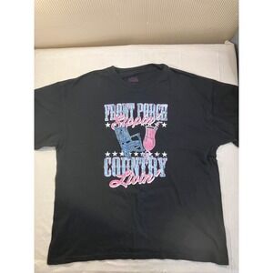 Lifestyle Classics Front Porch Sippin Country Livin Graphic Tee Black XL